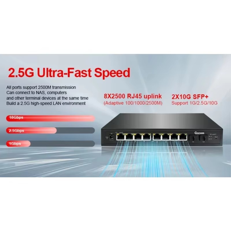 2.5G スマートウェブ管理対応 PoE スイッチ、8ポート - Sfp+ 10G Managed Switch 8 Port のレビューと価格
