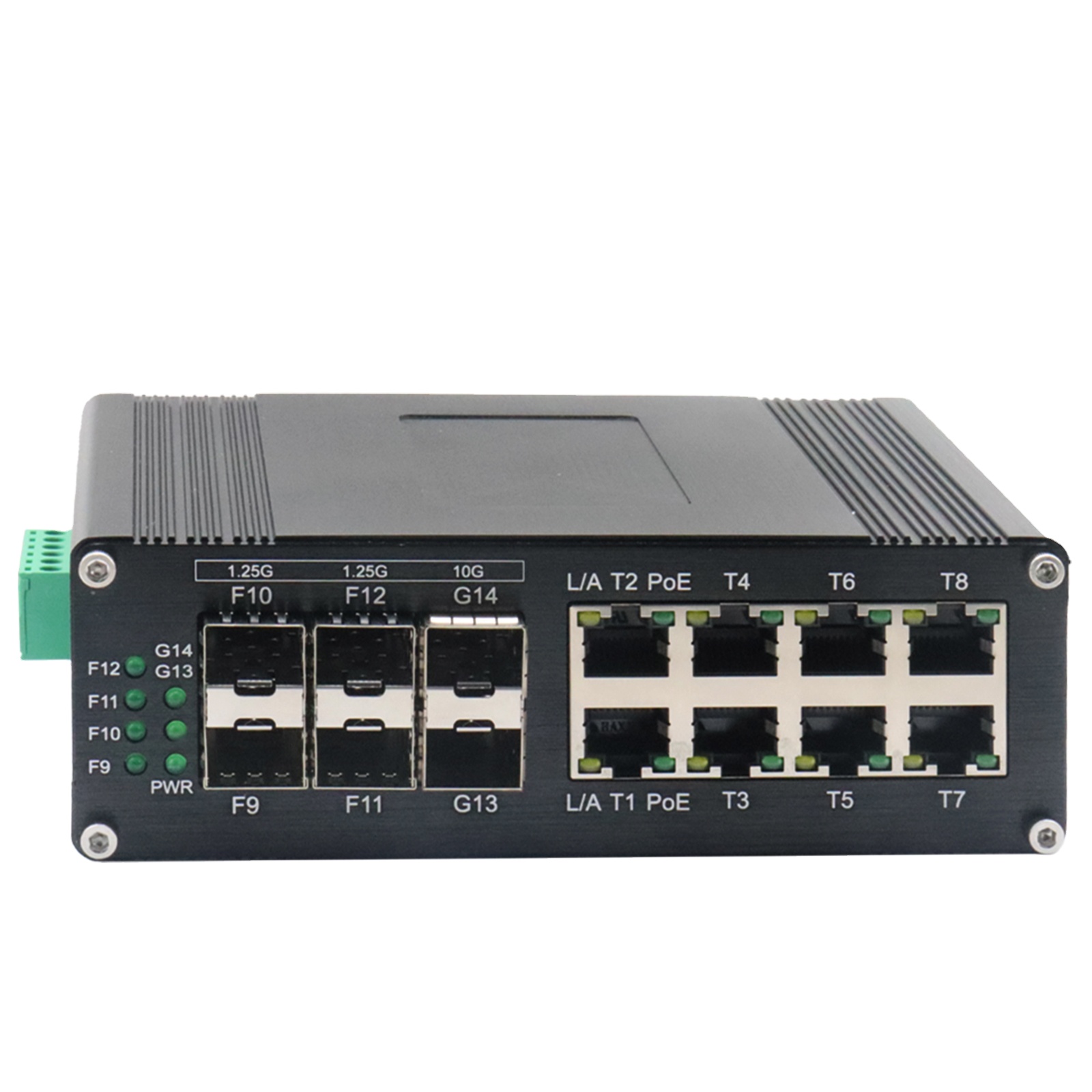産業用イーサネットスイッチ ギガビット 8ポート 10/10 - Managed Gigabit Poe Switch 8 Port 802.3At のレビューと価格